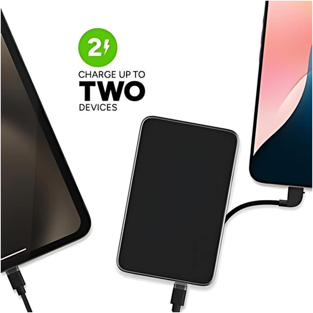 mophie mophie® Powerstation® Mini with Integrated Cable - 7124-30 Black
