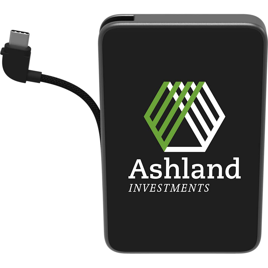 mophie mophie® Powerstation® Mini with Integrated Cable - 7124-30 Black