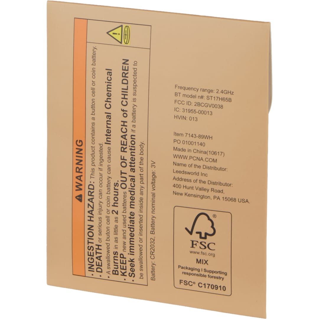 Find it All Platform Agnostic Bluetooth Tracker - 7143-89 White