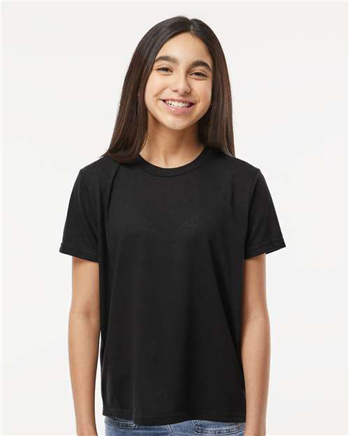 M&O Youth Deluxe Blend T-Shirt - 3544 - 3544M Black