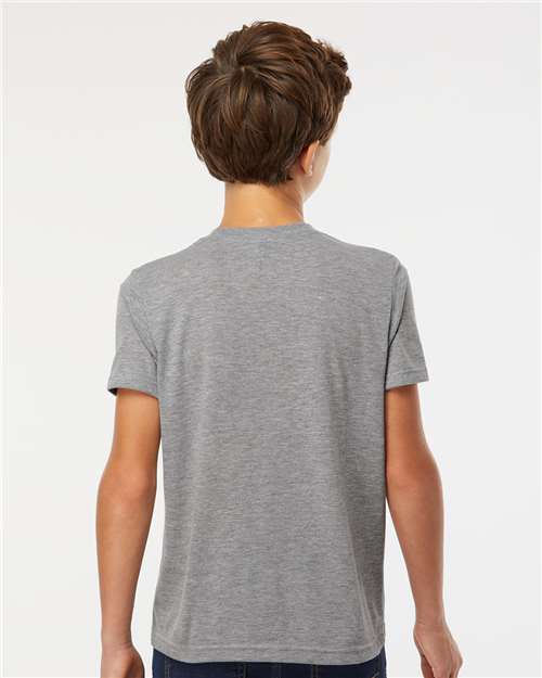 M&O Youth Deluxe Blend T-Shirt - 3544 - 3544M Heather Grey