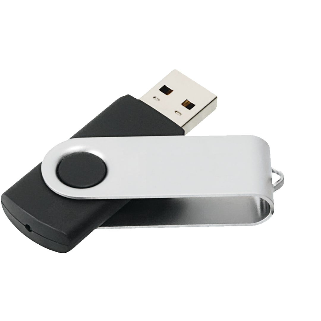 Rotate Flash Drive 2GB - 1690-48 Black