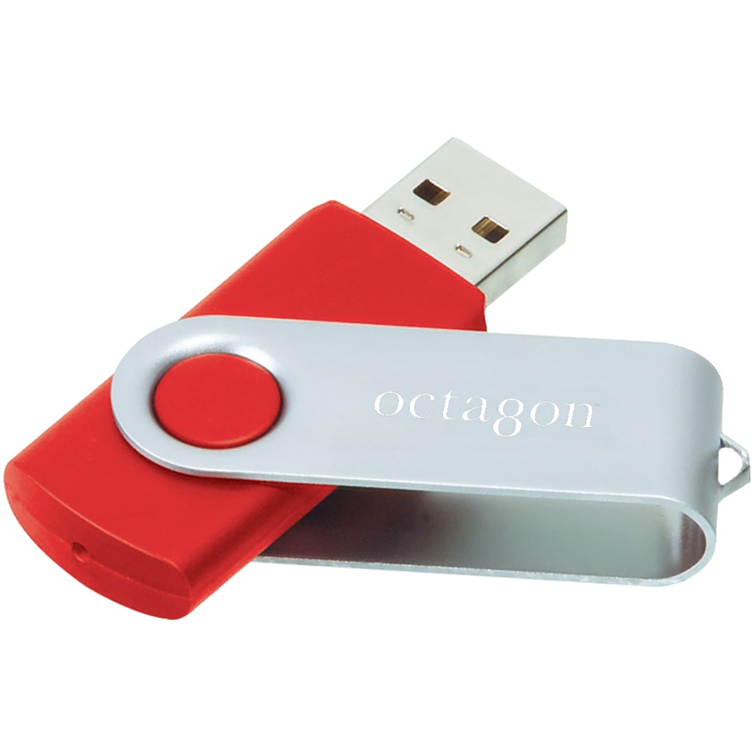 Rotate Flash Drive 2GB - 1690-48 Red