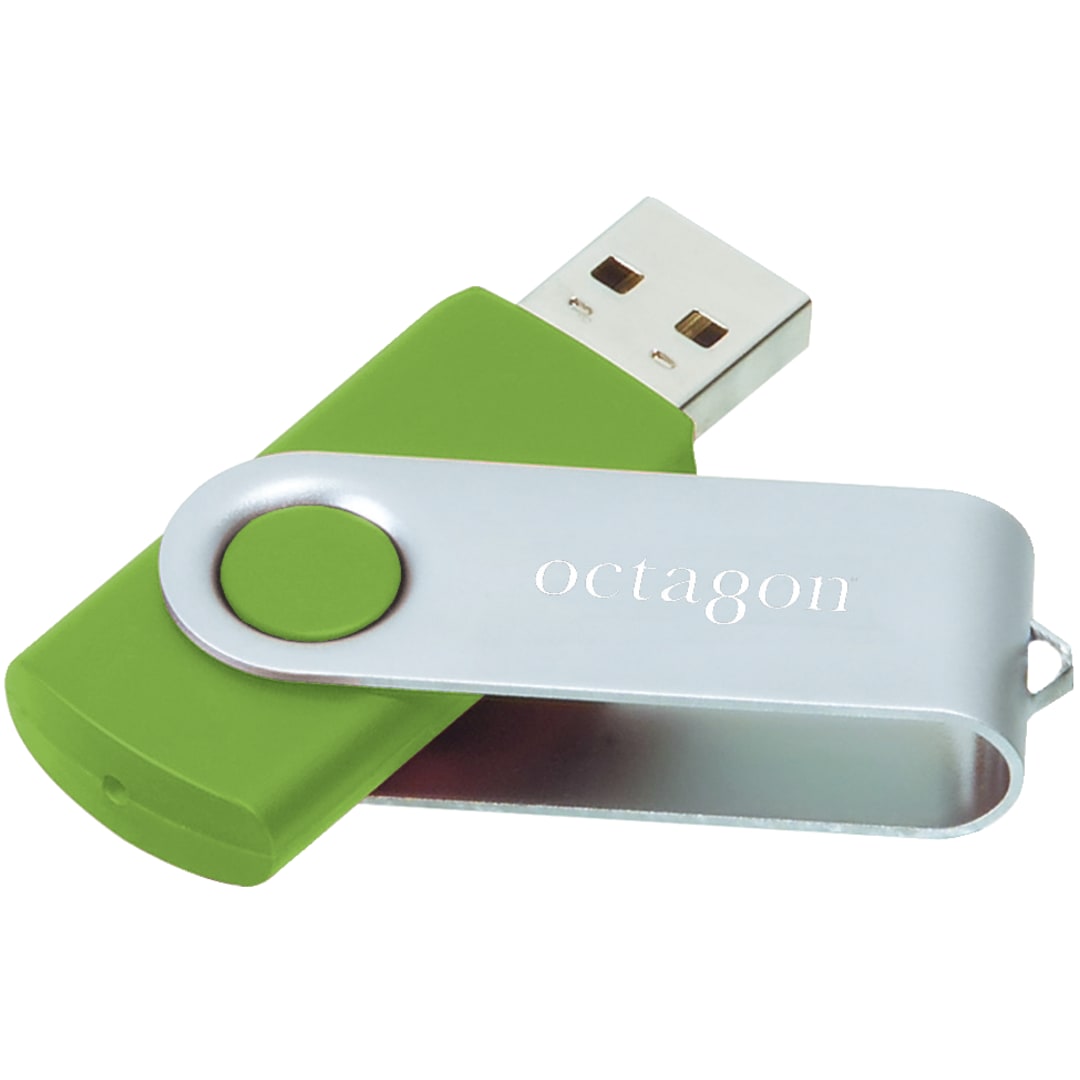 Rotate Flash Drive 2GB - 1690-48 Green
