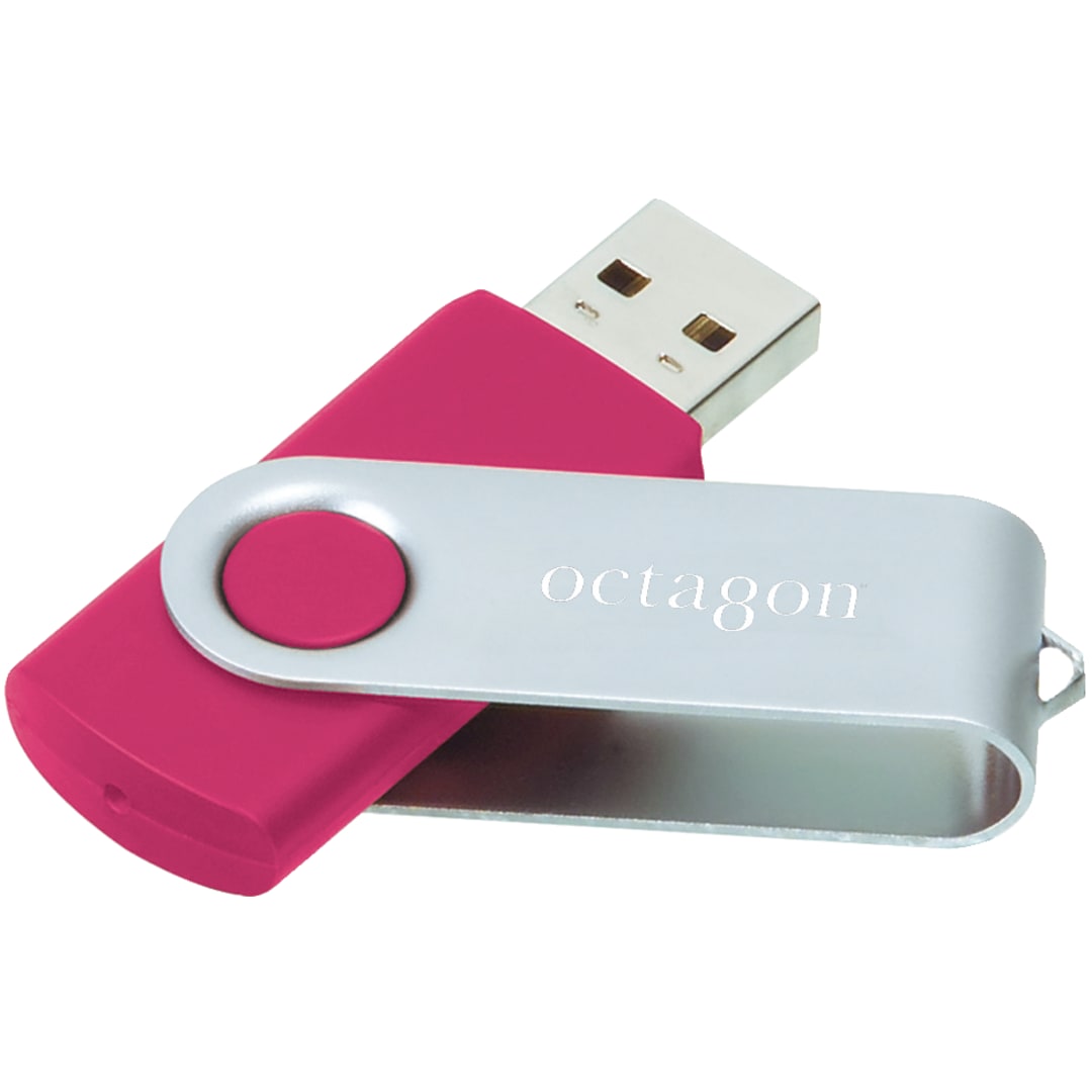 Rotate Flash Drive 2GB - 1690-48 Purple
