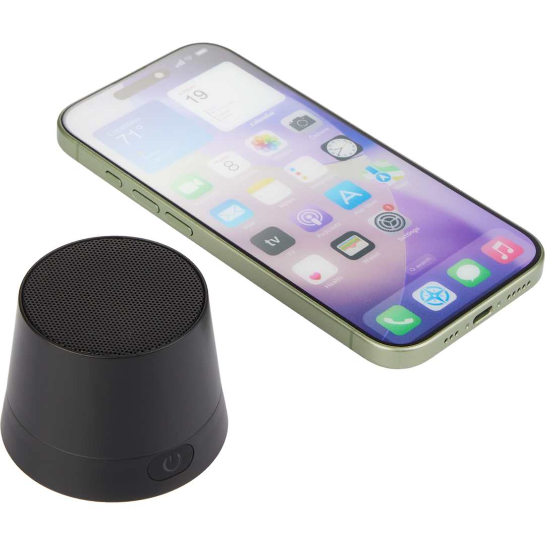 Micro Mag Magnetic Bluetooth Speaker - 7195-78 Black