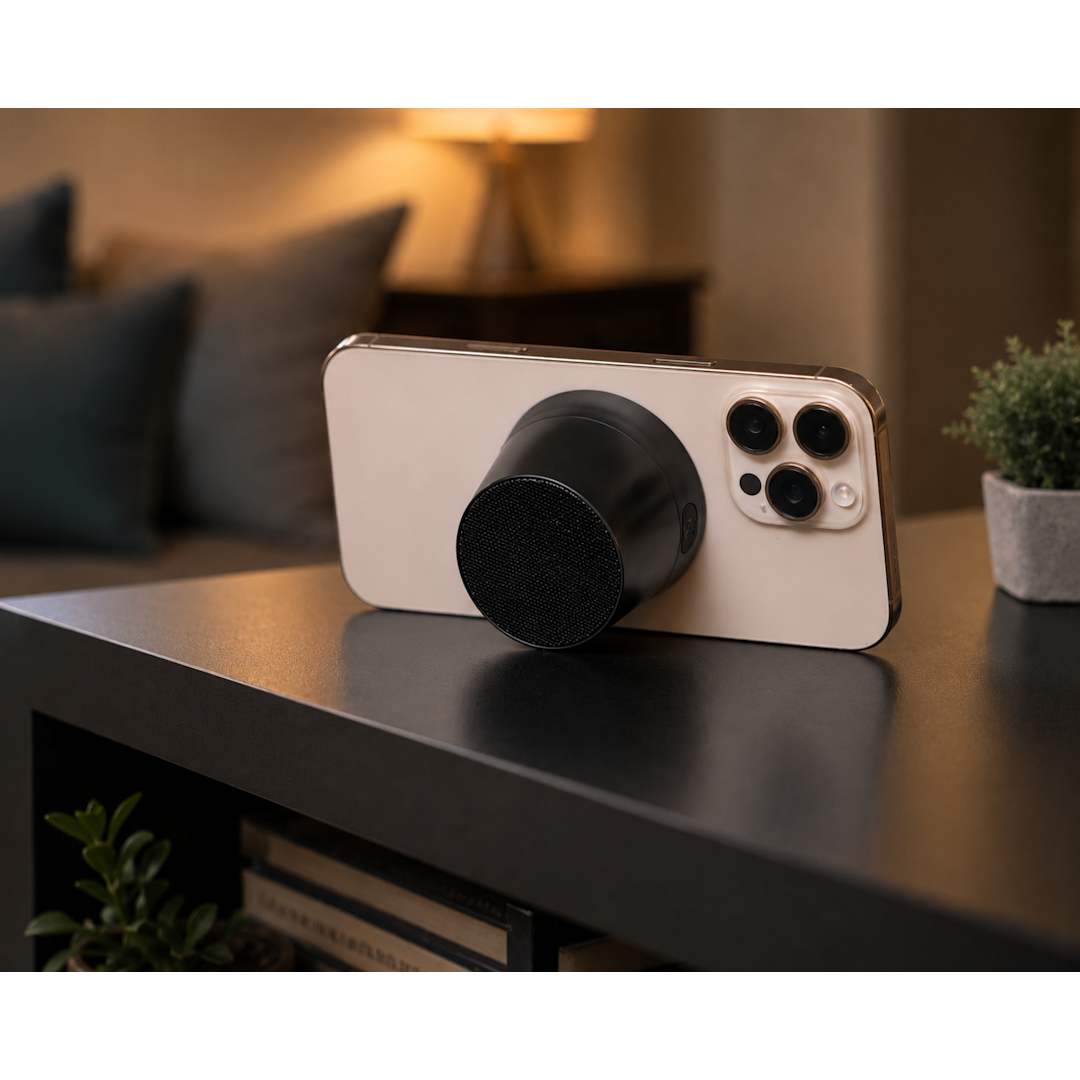 Micro Mag Magnetic Bluetooth Speaker - 7195-78 Black