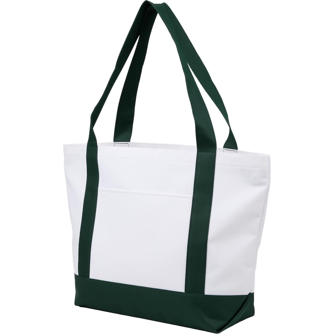 Oversized Recyled Canvas Tote Bag - 7901-51 Green