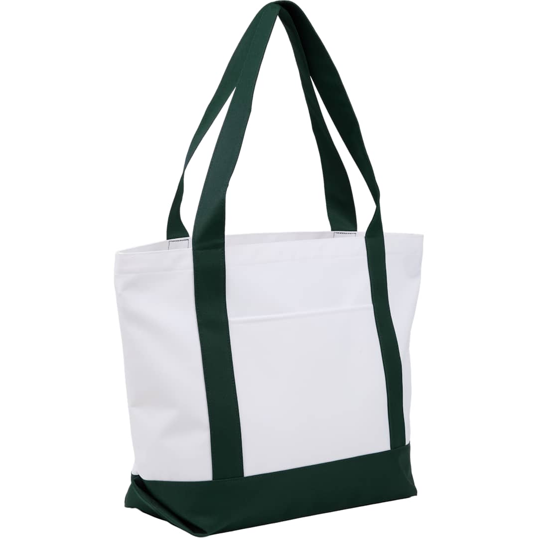 Oversized Recyled Canvas Tote Bag - 7901-51 Green