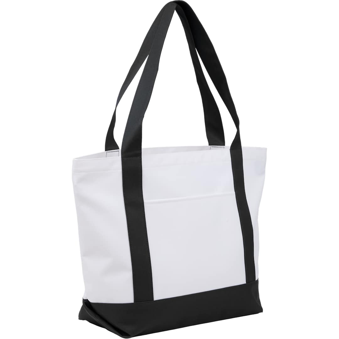 Oversized Recyled Canvas Tote Bag - 7901-51 Black