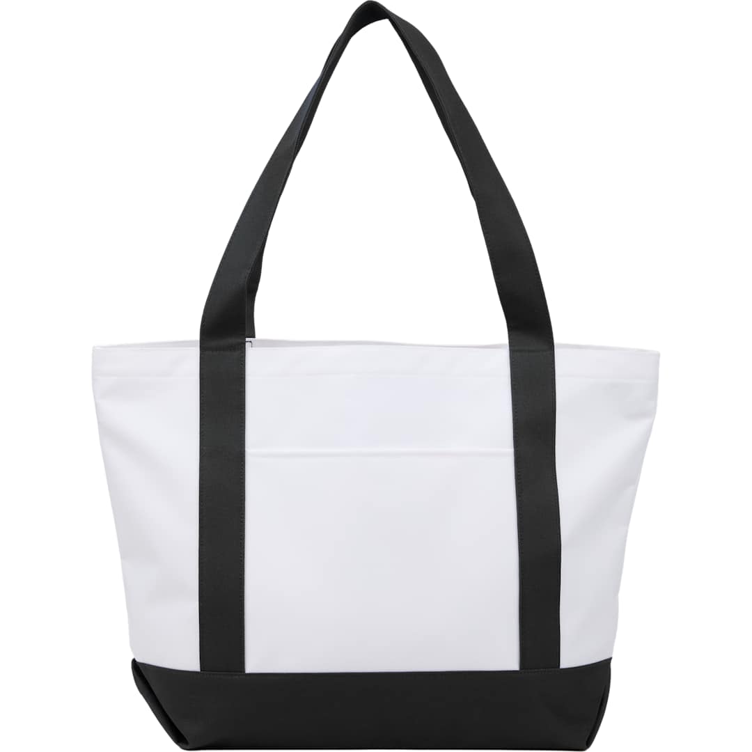 Oversized Recyled Canvas Tote Bag - 7901-51 Black