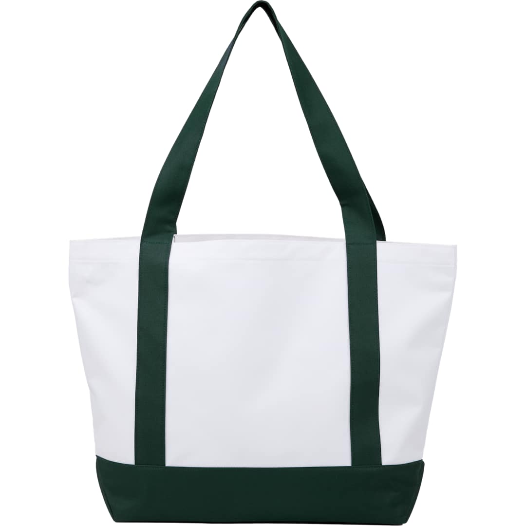 Oversized Recyled Canvas Tote Bag - 7901-51 Green