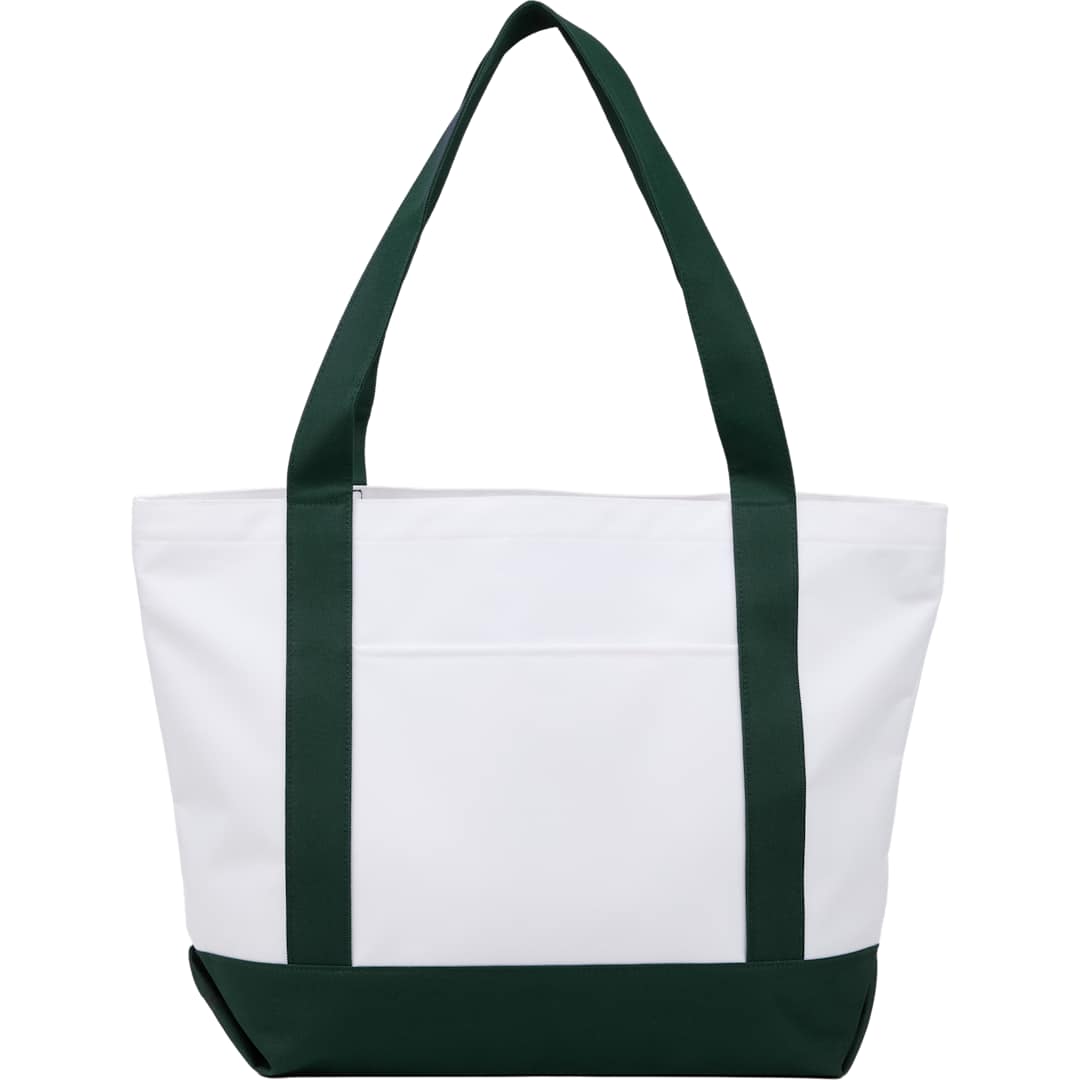 Oversized Recyled Canvas Tote Bag - 7901-51 Green