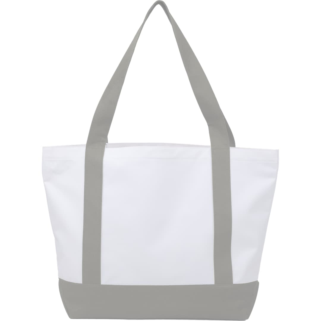 Oversized Recyled Canvas Tote Bag - 7901-51 Gray