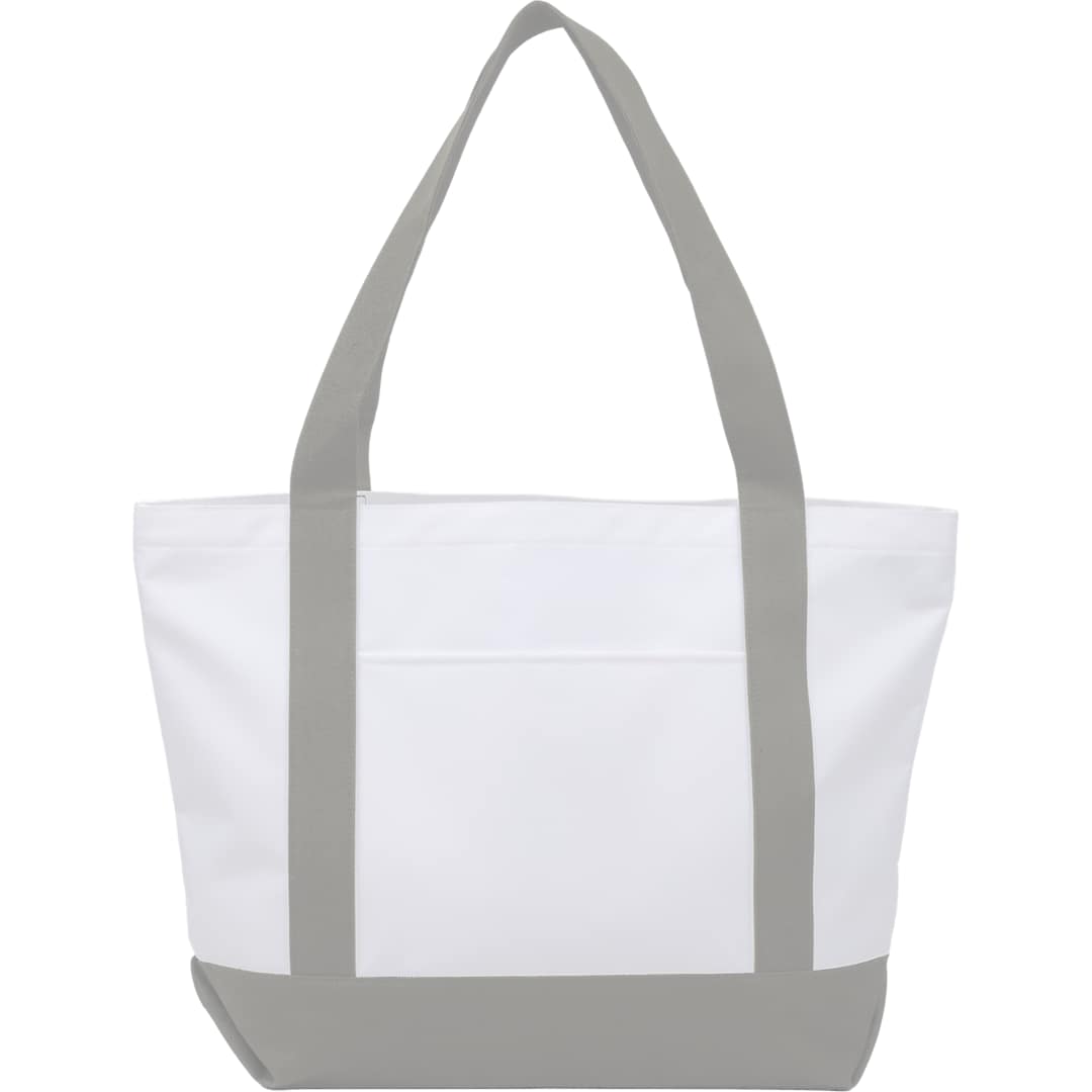 Oversized Recyled Canvas Tote Bag - 7901-51 Gray