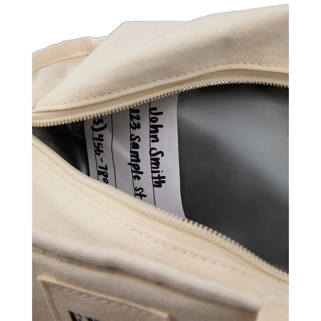 Feed FEED Organic Cotton 9 Can Lunch Cooler - 9009-19 Natural