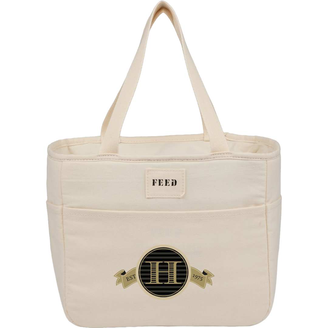 Feed FEED Organic Cotton 9 Can Lunch Cooler - 9009-19 Natural