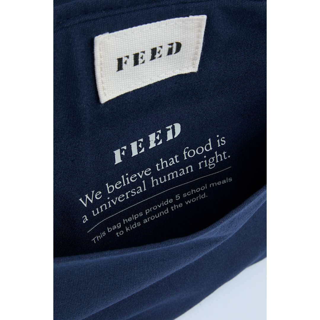 Feed FEED Organic Cotton 9 Can Lunch Cooler - 9009-19 Blue