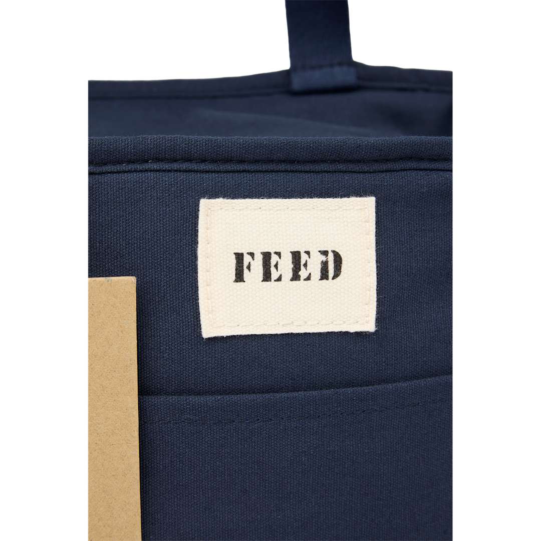 Feed FEED Organic Cotton 9 Can Lunch Cooler - 9009-19 Blue