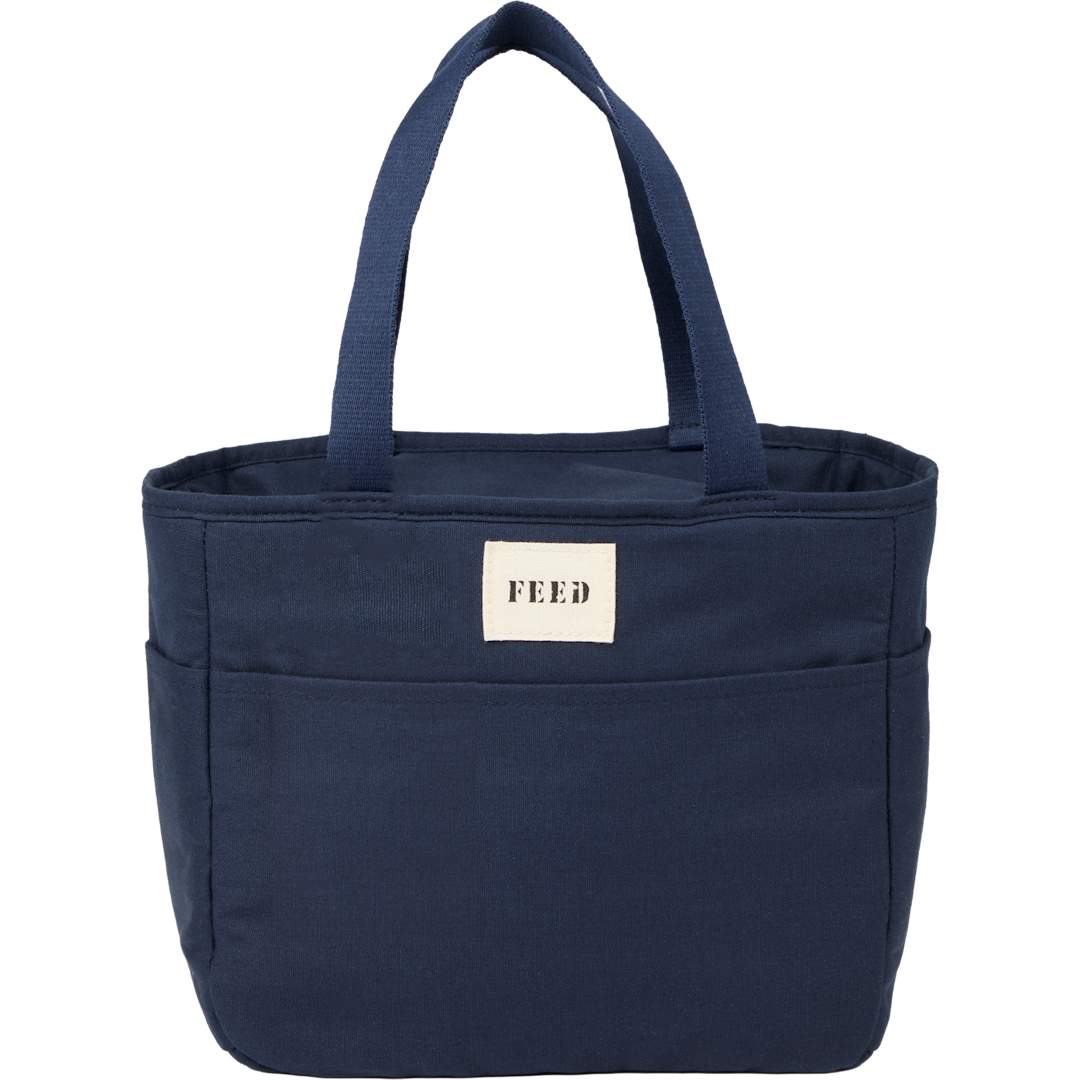 Feed FEED Organic Cotton 9 Can Lunch Cooler - 9009-19 Blue