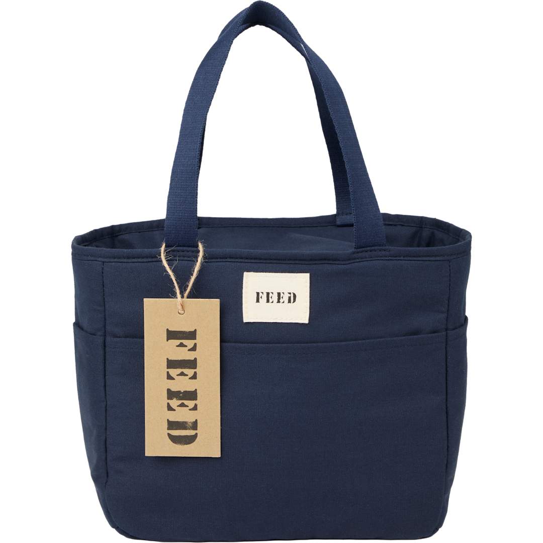 Feed FEED Organic Cotton 9 Can Lunch Cooler - 9009-19 Blue