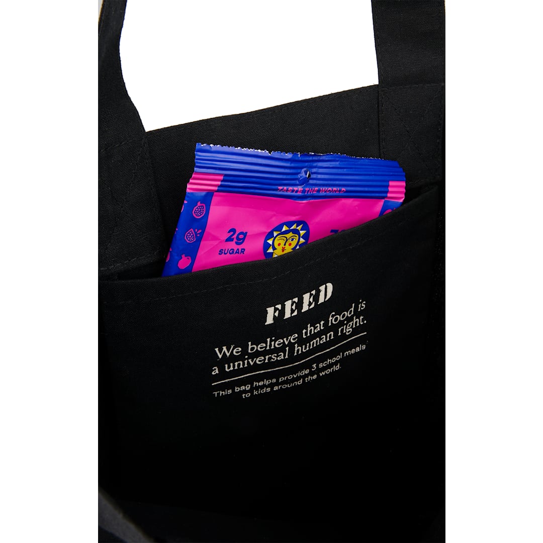 Feed FEED Organic Cotton Book Tote - 9009-20 Black