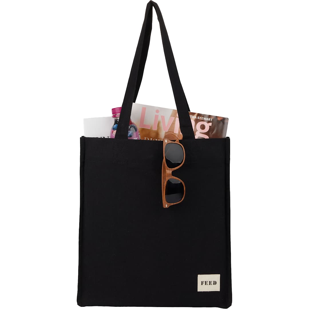 Feed FEED Organic Cotton Book Tote - 9009-20 Black