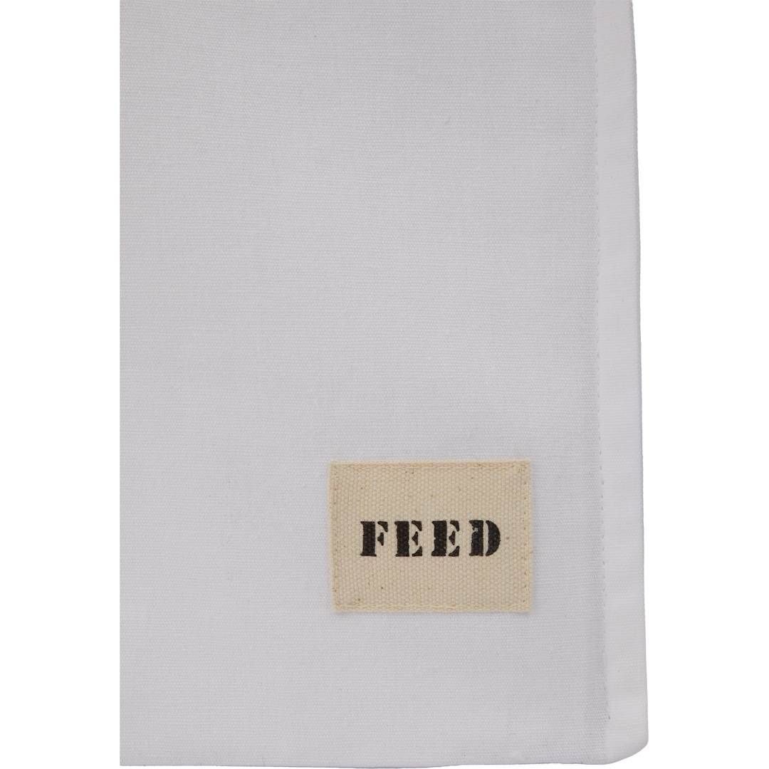 Feed FEED Organic Cotton Book Tote - 9009-20 White