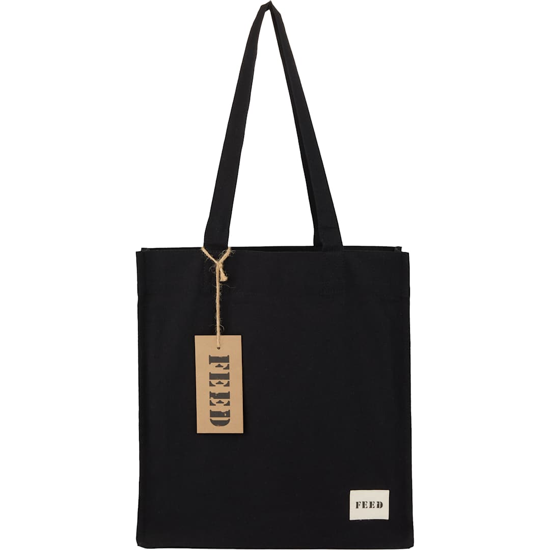 Feed FEED Organic Cotton Book Tote - 9009-20 Black