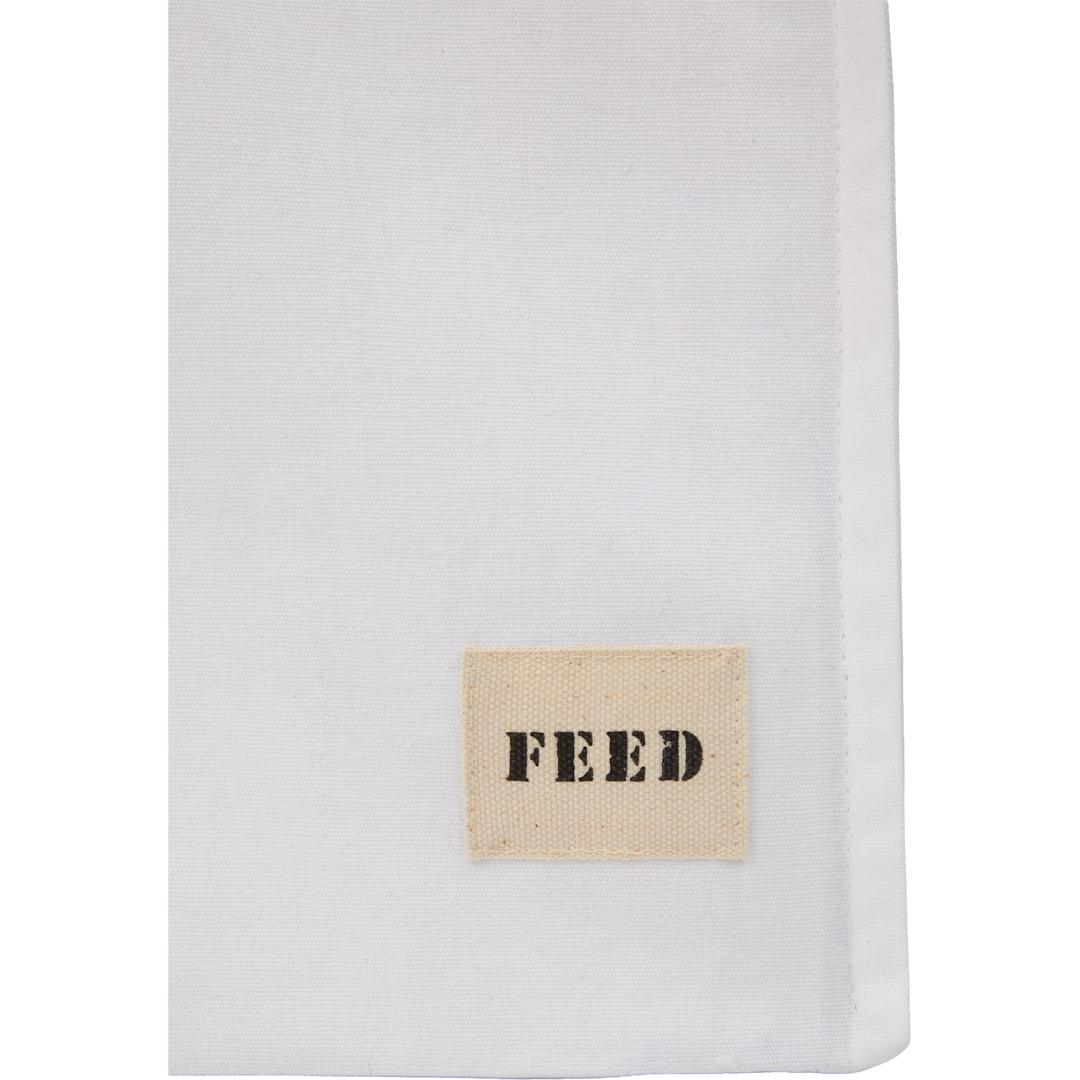 Feed FEED Organic Cotton Book Tote - 9009-20 White