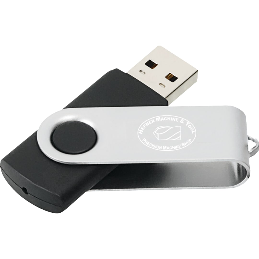 Rotate Flash Drive 4GB - 1690-49 Black