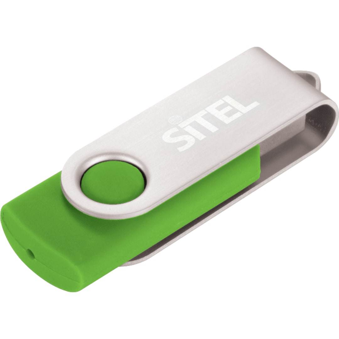 Rotate Flash Drive 4GB - 1690-49 Green