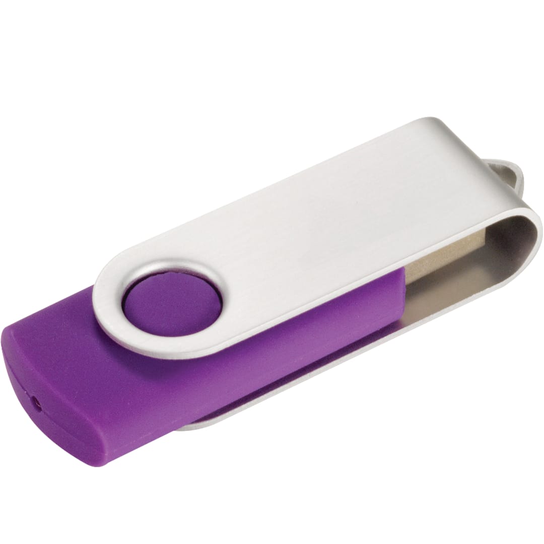 Rotate Flash Drive 4GB - 1690-49 Purple