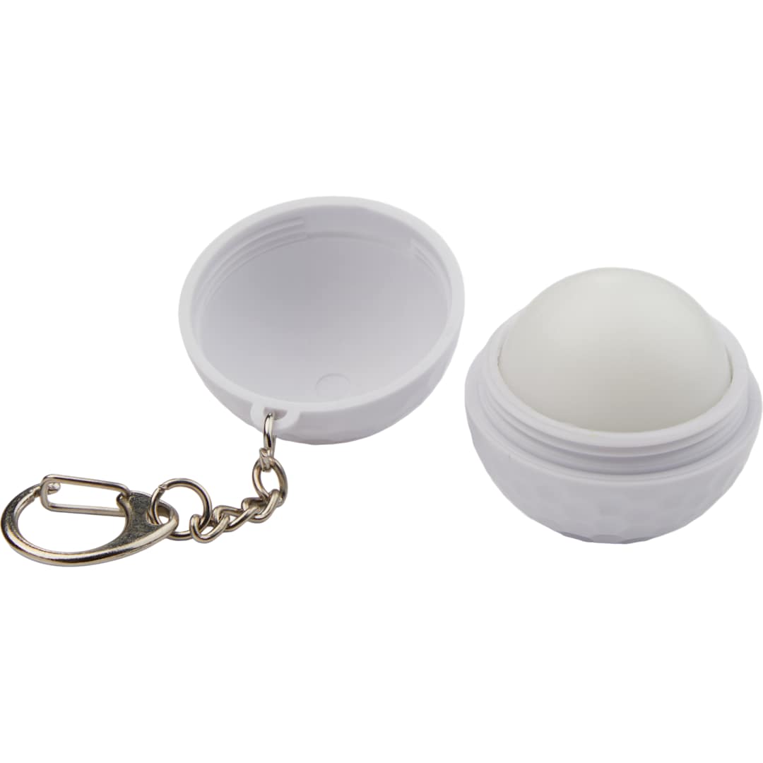Golf SPF 15 Lip Balm Keychain - SM-1728 White