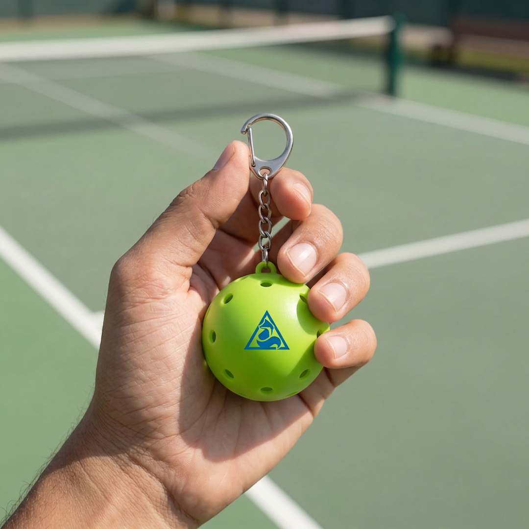 Pickleball SPF15 Lip Balm Keychain - SM-1730 Green