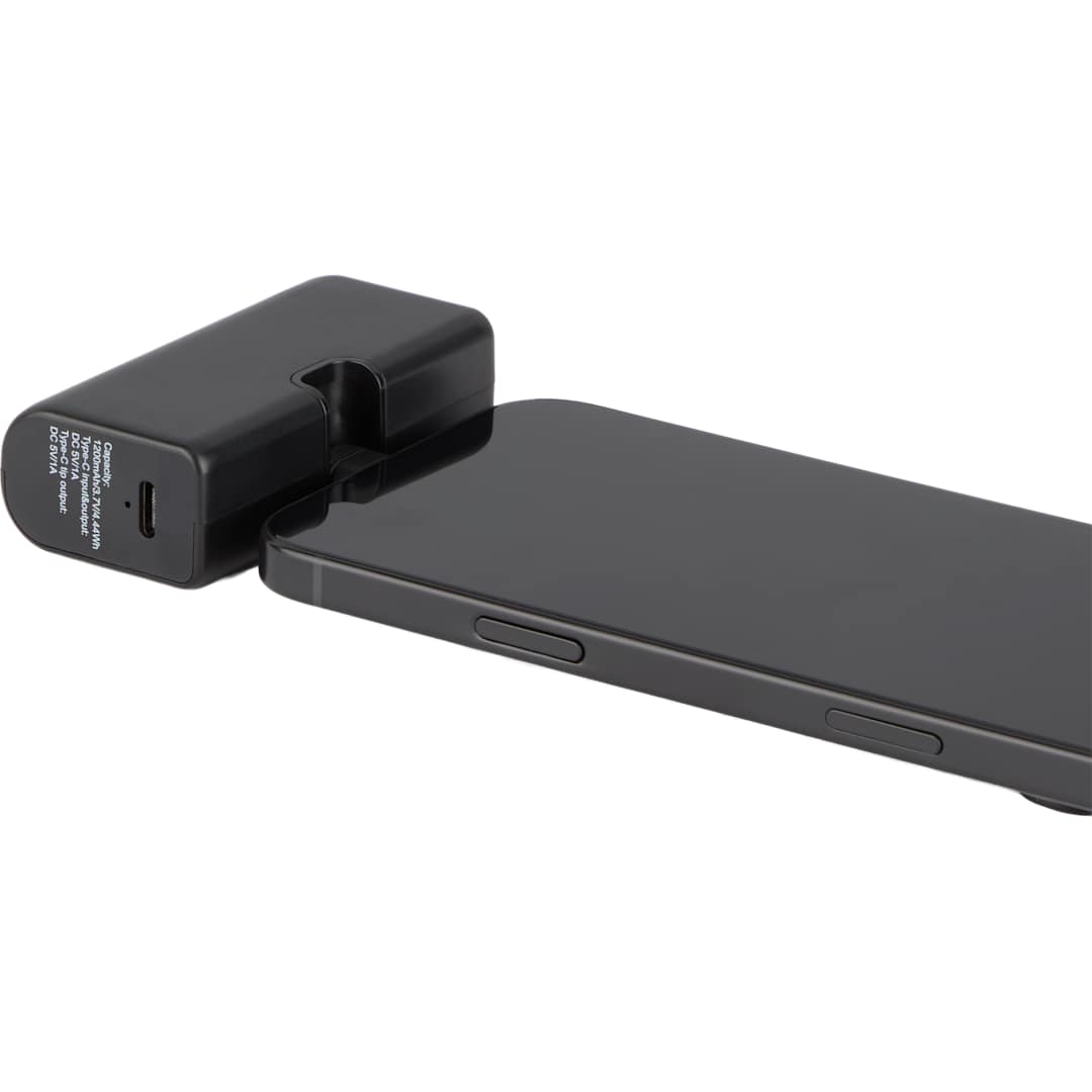 Stay Powered 1200 mAh Power Bank with Type-C Tip - SM-2856 Black