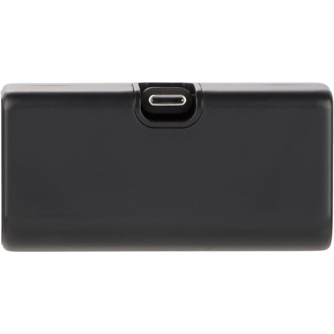 Bullet Stay Powered 1200 mAh Power Bank with Type-C Tip - SM-2856 Black