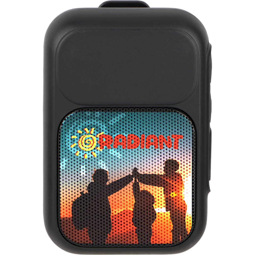 Clip Tune Magnetic Bluetooth Speaker - SM-2996 Black