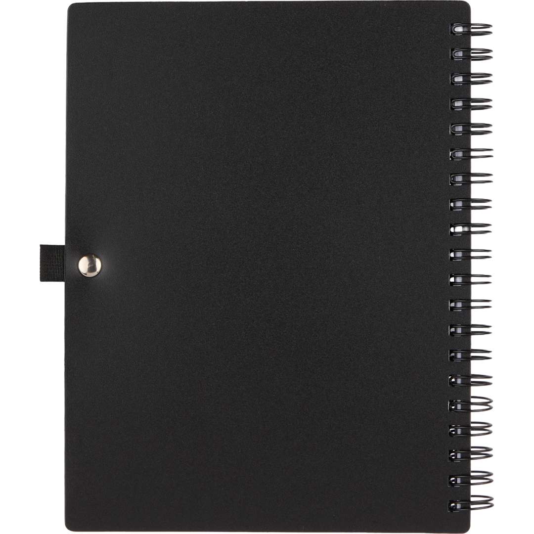 5” x 7” FSC® Recycled Stash Spiral Notebook - SM-5339 Black