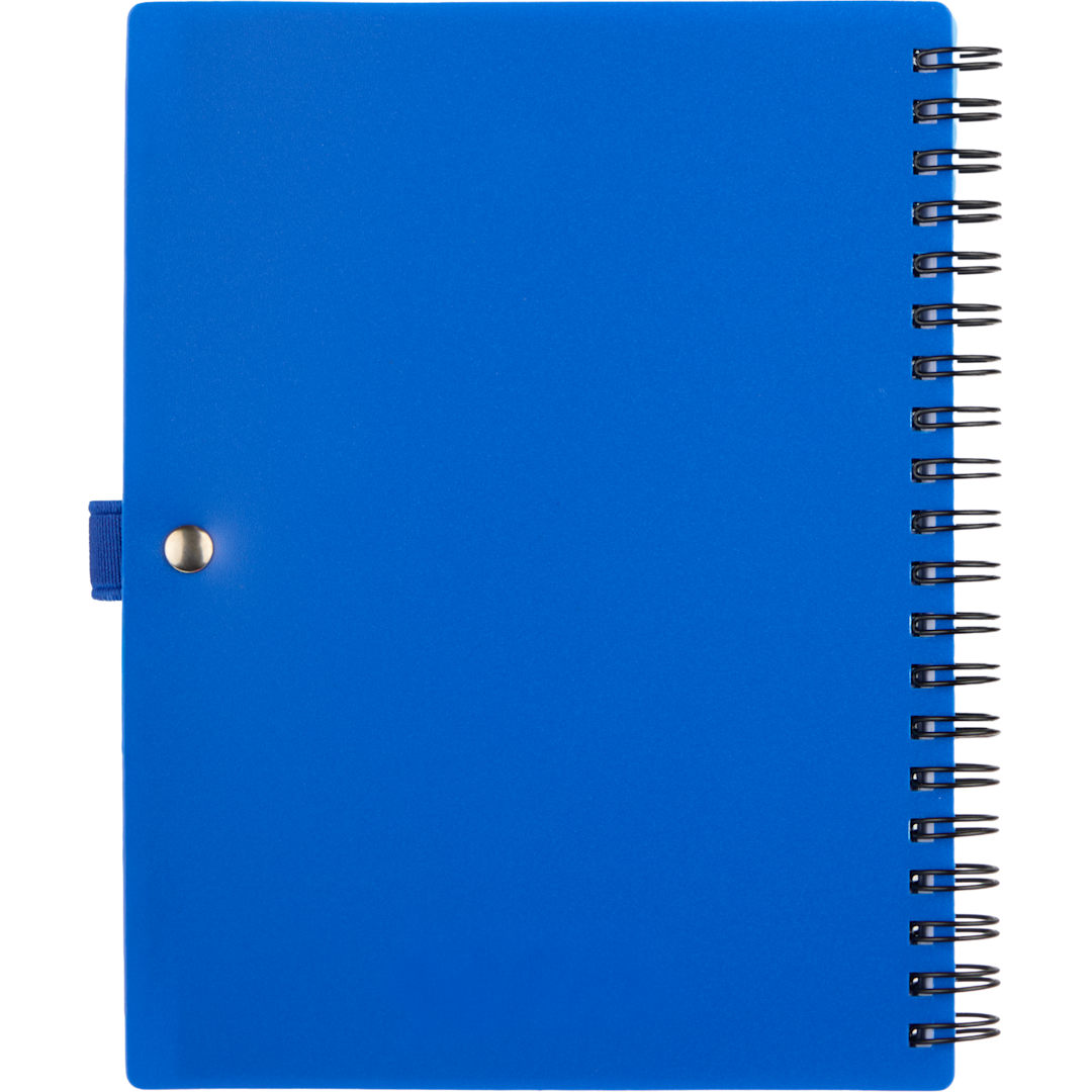 5” x 7” FSC® Recycled Stash Spiral Notebook - SM-5339 Blue