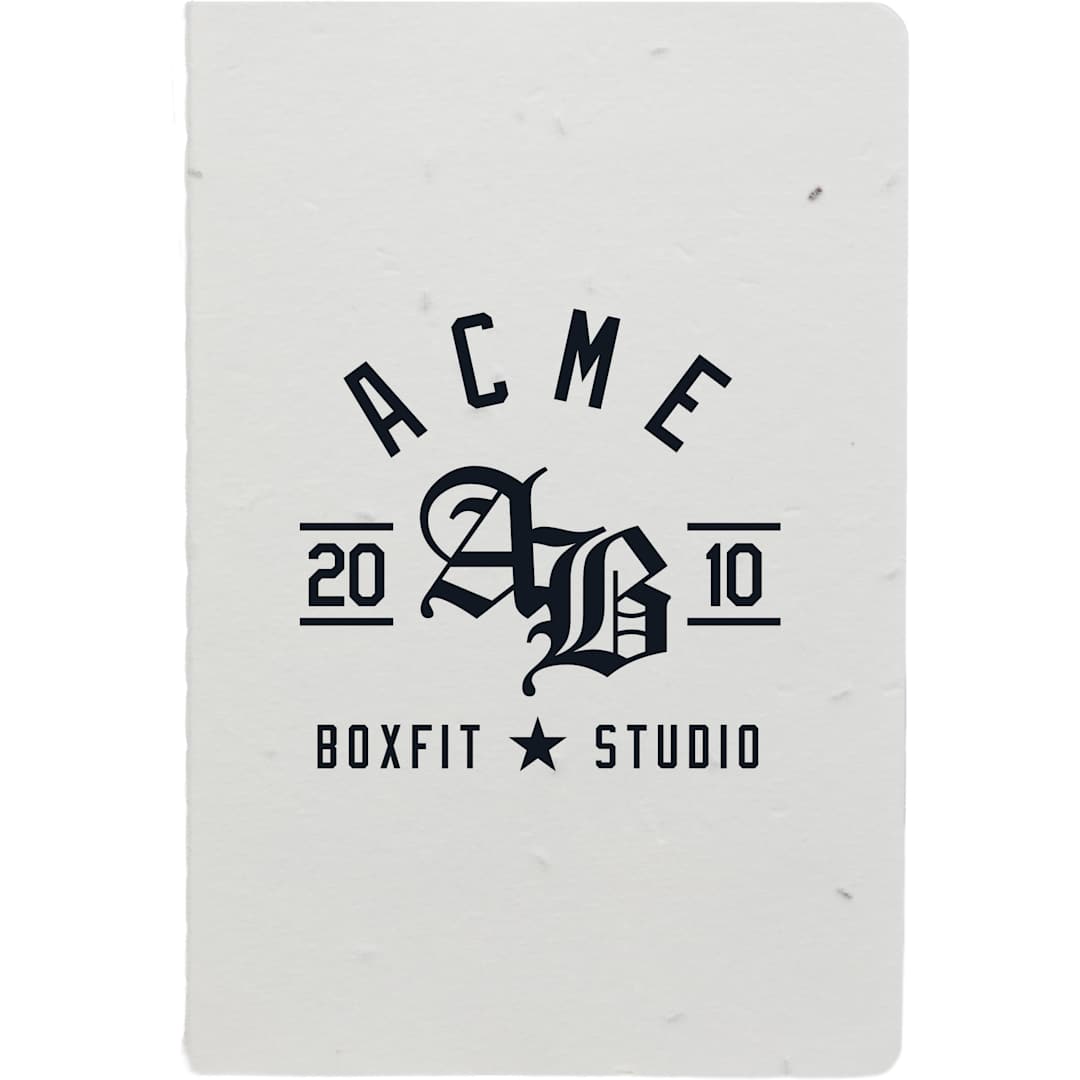 Bullet 4” x 6” Seed Paper Meeting Notebook - SM-5343 Tan