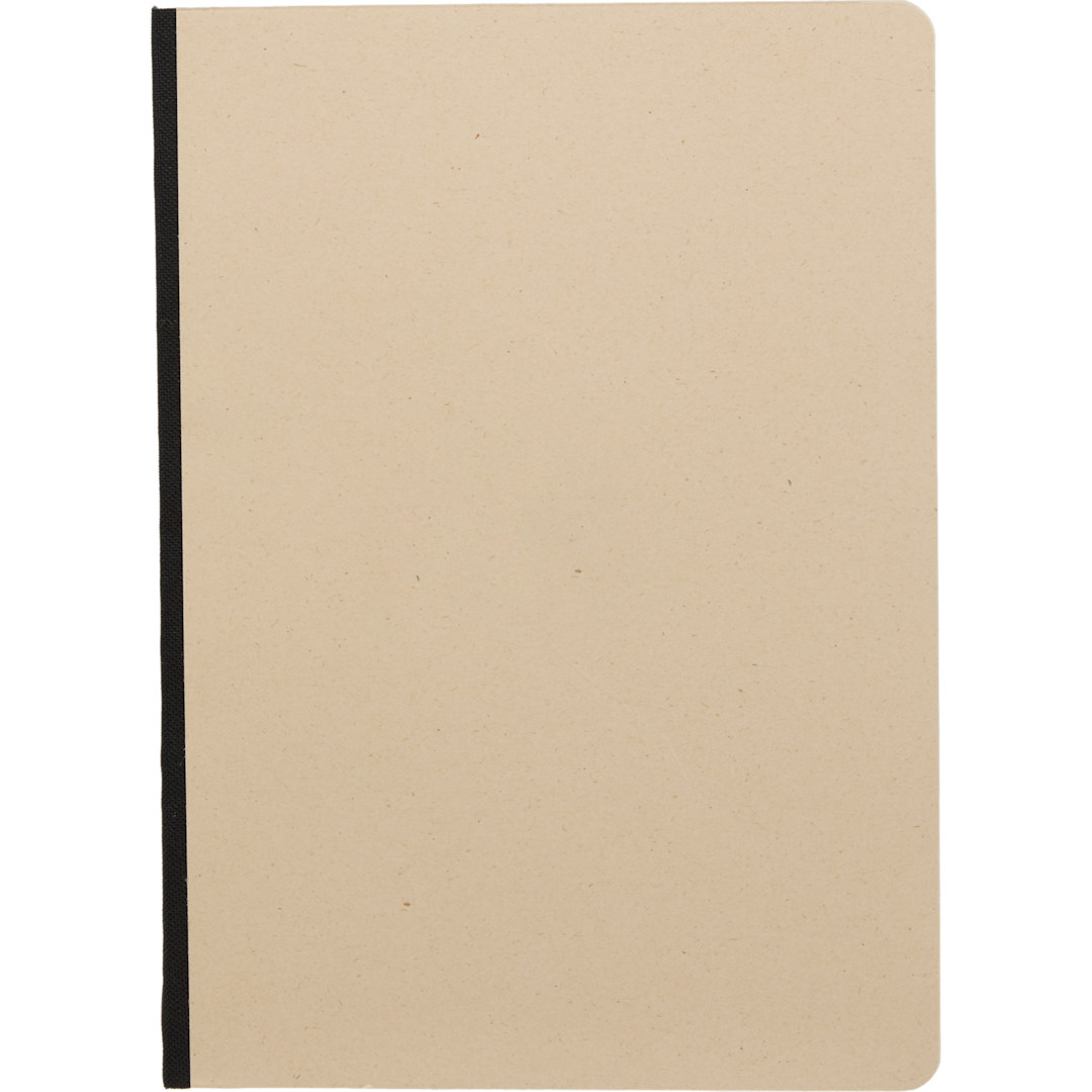 5" x 7" Sugarcane Paper Meeting Notebook - SM-5344 Black