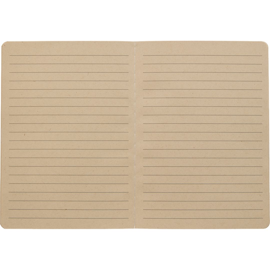 5" x 7" Sugarcane Paper Meeting Notebook - SM-5344 Black