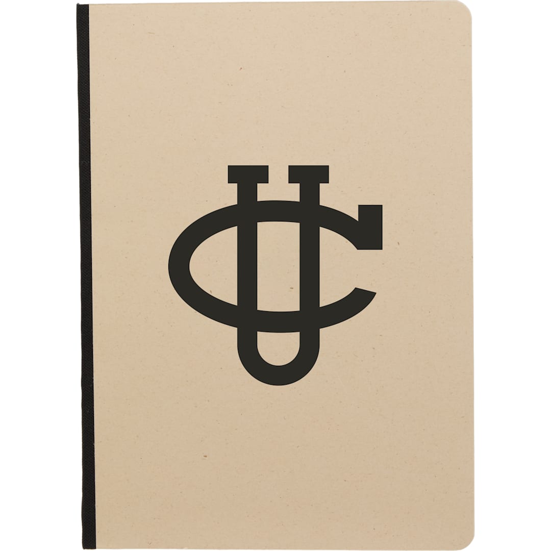 5" x 7" Sugarcane Paper Meeting Notebook - SM-5344 Black