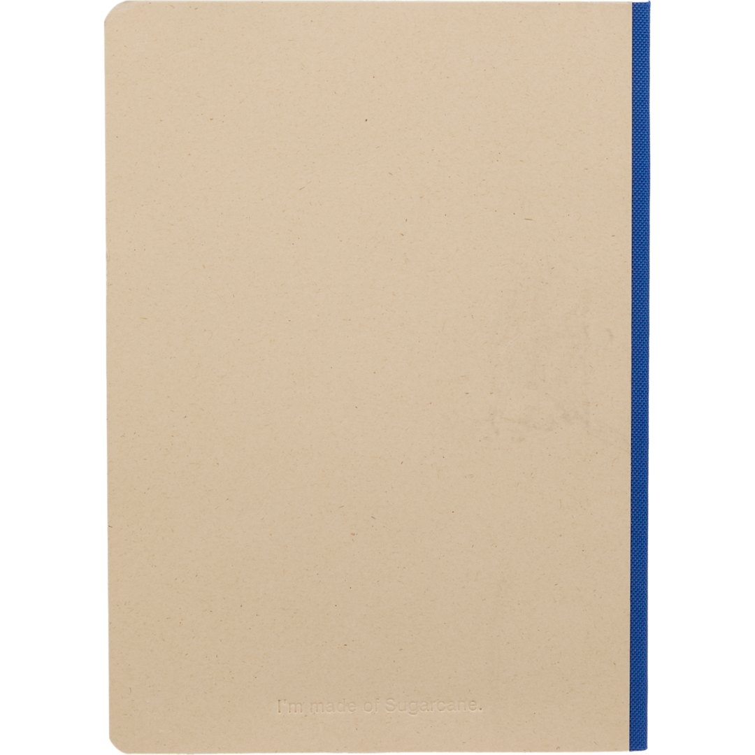 5" x 7" Sugarcane Paper Meeting Notebook - SM-5344 Blue
