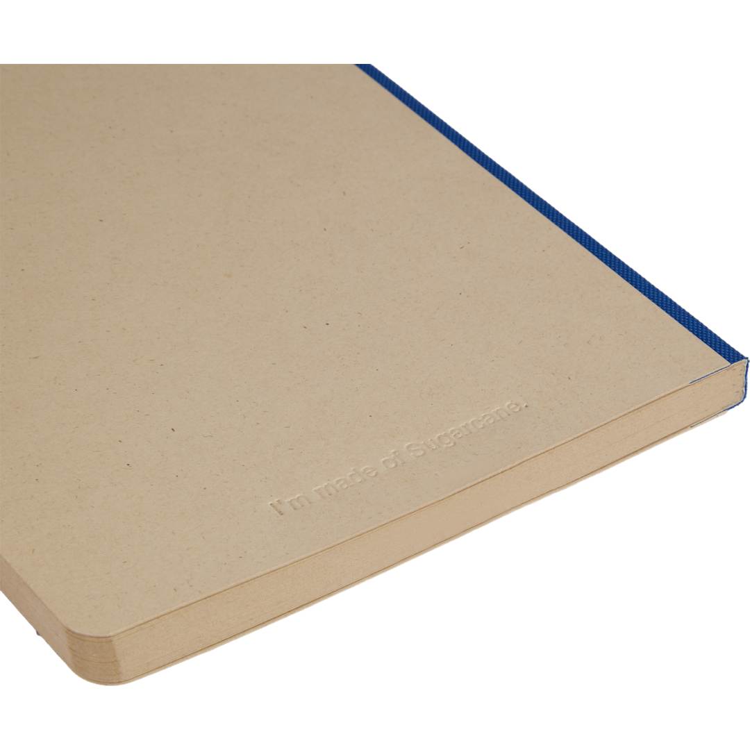 5" x 7" Sugarcane Paper Meeting Notebook - SM-5344 Blue
