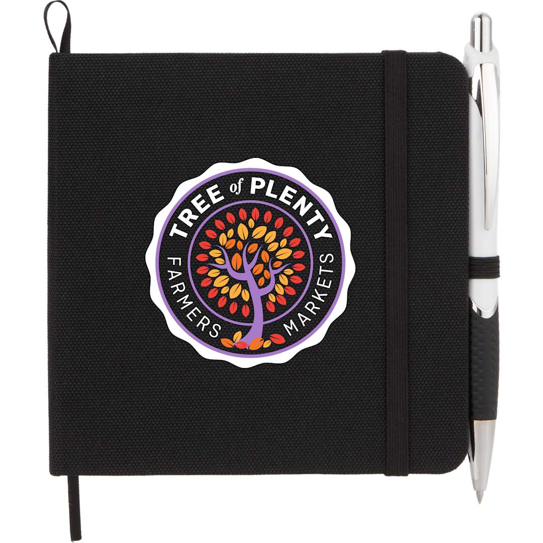 Bullet 4.7" x 4.7" Remark Recycled Square Notebook - SM-5345 Black