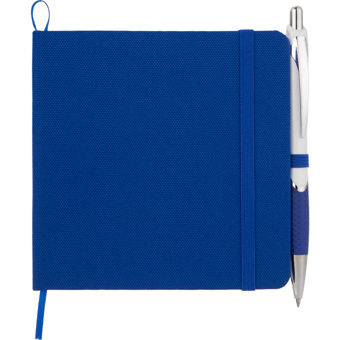 Bullet 4.7" x 4.7" Remark Recycled Square Notebook - SM-5345 Blue