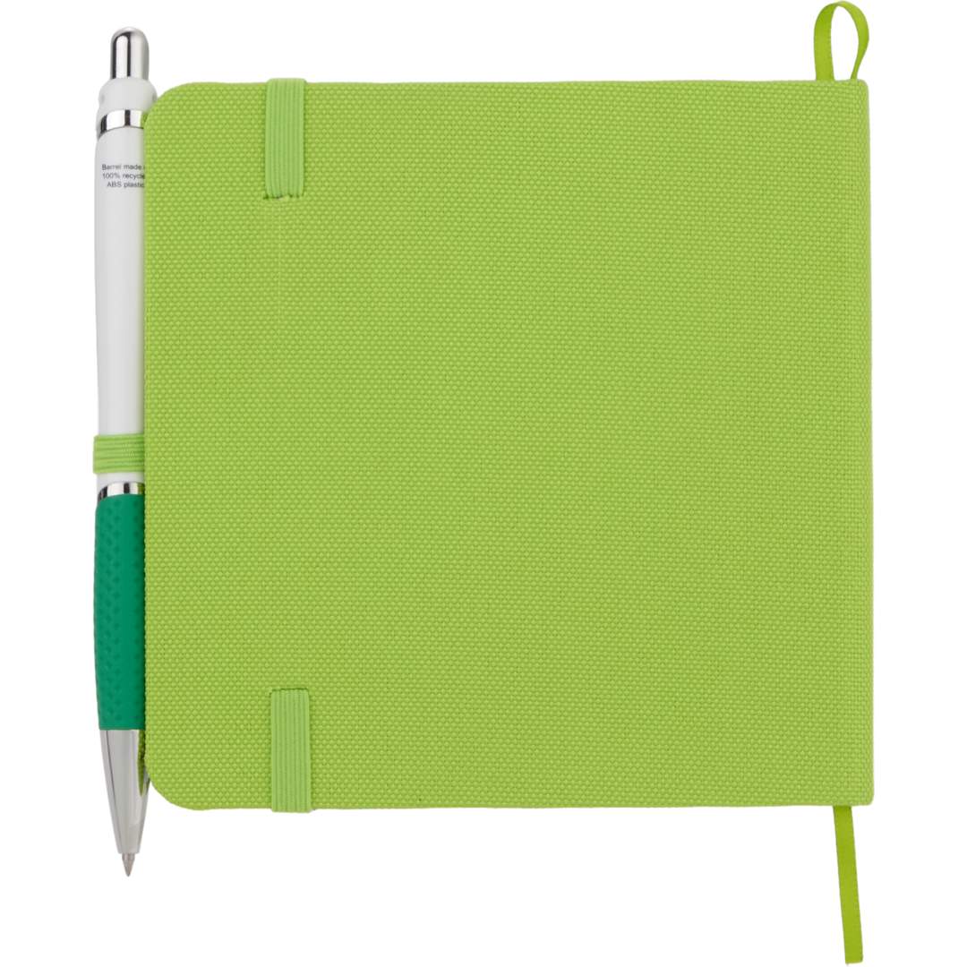Bullet 4.7" x 4.7" Remark Recycled Square Notebook - SM-5345 Green
