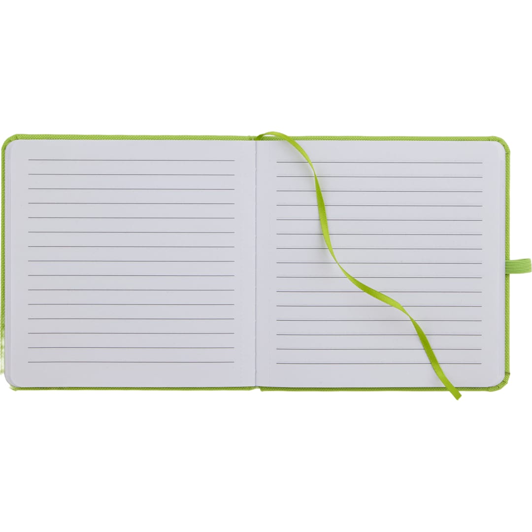 Bullet 4.7" x 4.7" Remark Recycled Square Notebook - SM-5345 Green